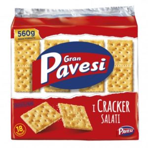 083342 crackers salati maxi confezione 560 grammi gran pavesi
