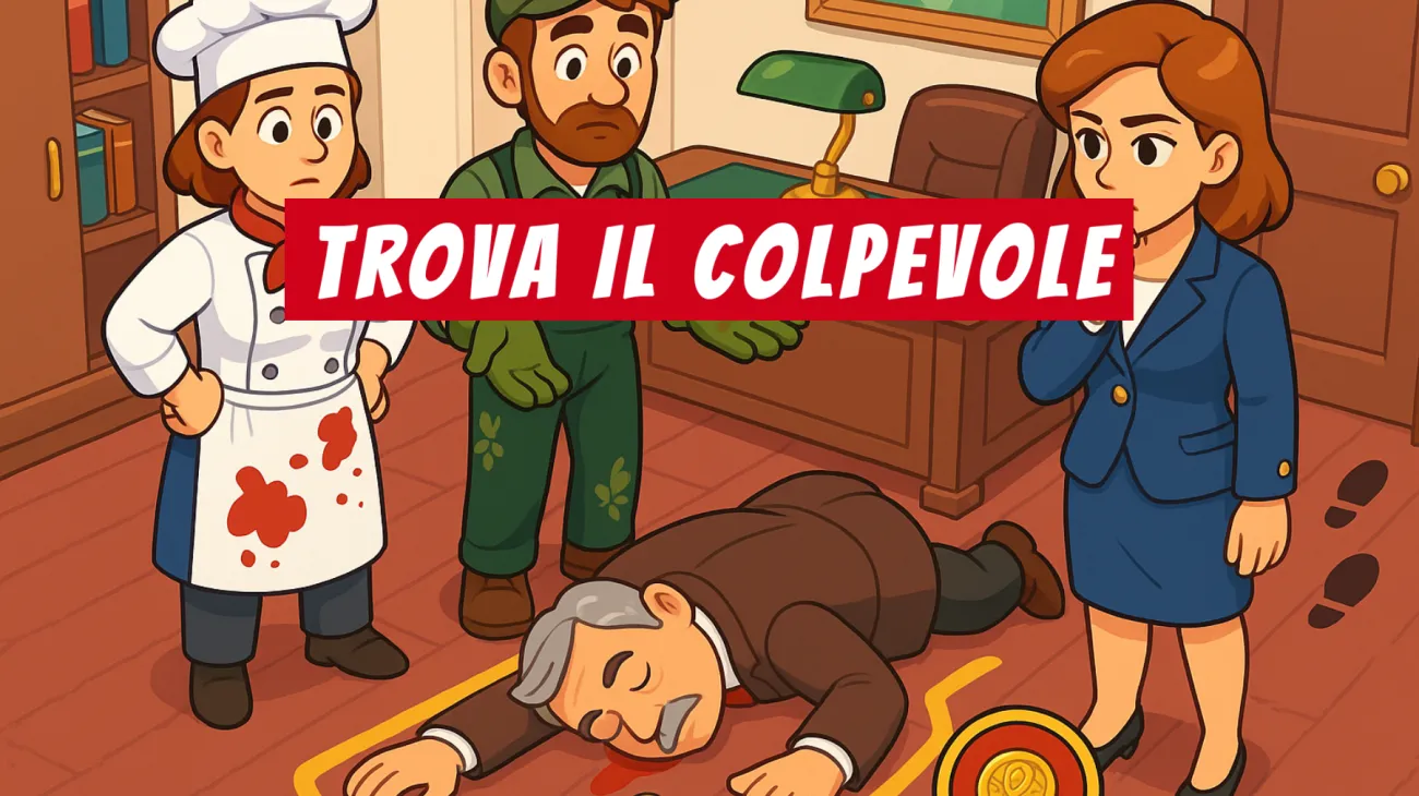 Solo i veri geni riescono a svelare il mistero del bottone dorato: tu hai l’occhio da detective? Sfida la tua intelligenza!"
