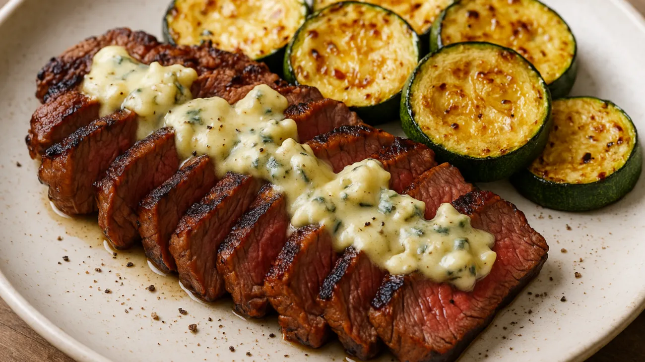Tagliata rustica gorgonzola zucchine croccanti"